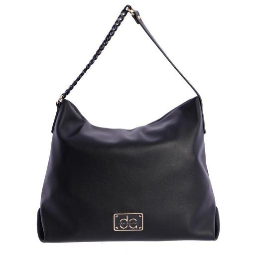 Bolso de hombro don algodón negro QI7849 001 [4]