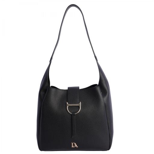 Bolso de hombro don algodón negro RI7841 001