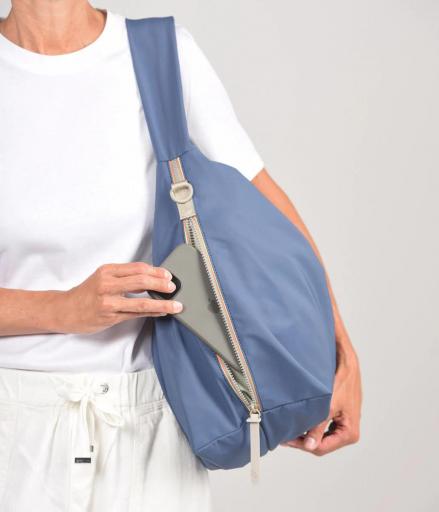 Bolso de hombro grande kcb Glow azul 3681 [6]