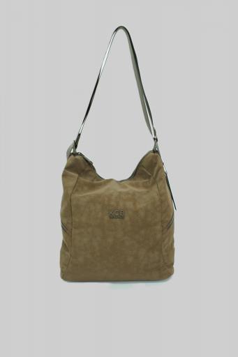 Bolso de hombro o mochila kcb side marrón 3294 MA