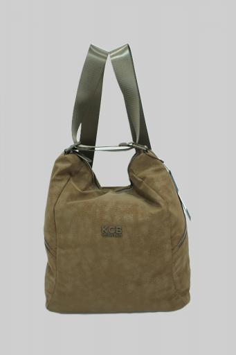 Bolso de hombro o mochila kcb side marrón 3294 MA [4]