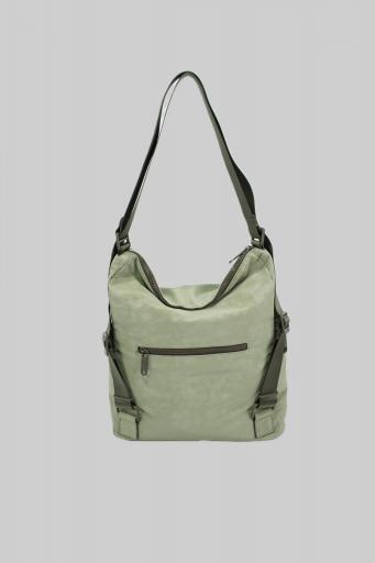 Bolso de hombro o mochila kcb side verde 3294 VE [2]