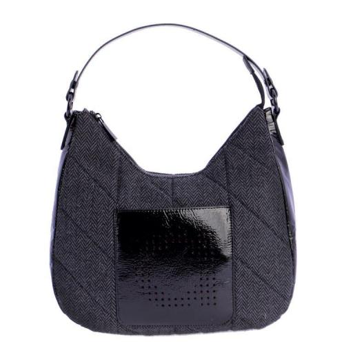 Bolso de hombro y bandolera amichi negro QI5304 001 [4]