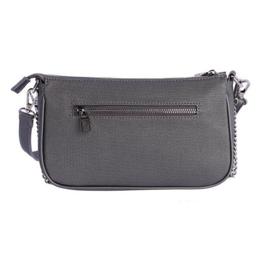 Bolso de hombro y bandolera don algodón gris QI7801 049 [0]