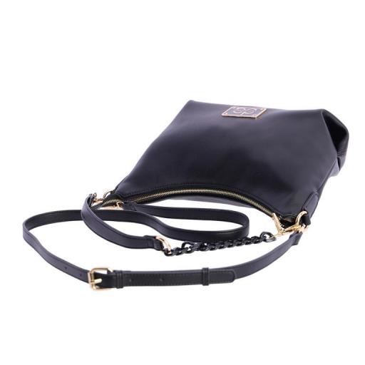 Bolso de hombro y bandolera don algodón negro QI7850 001 [3]