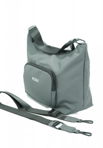 Bolso de hombro y bandolera kcb cube gris 3274 GR [4]