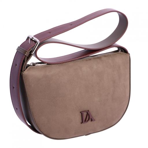 Bolso de hombrodon algodón gris RI7837 049
