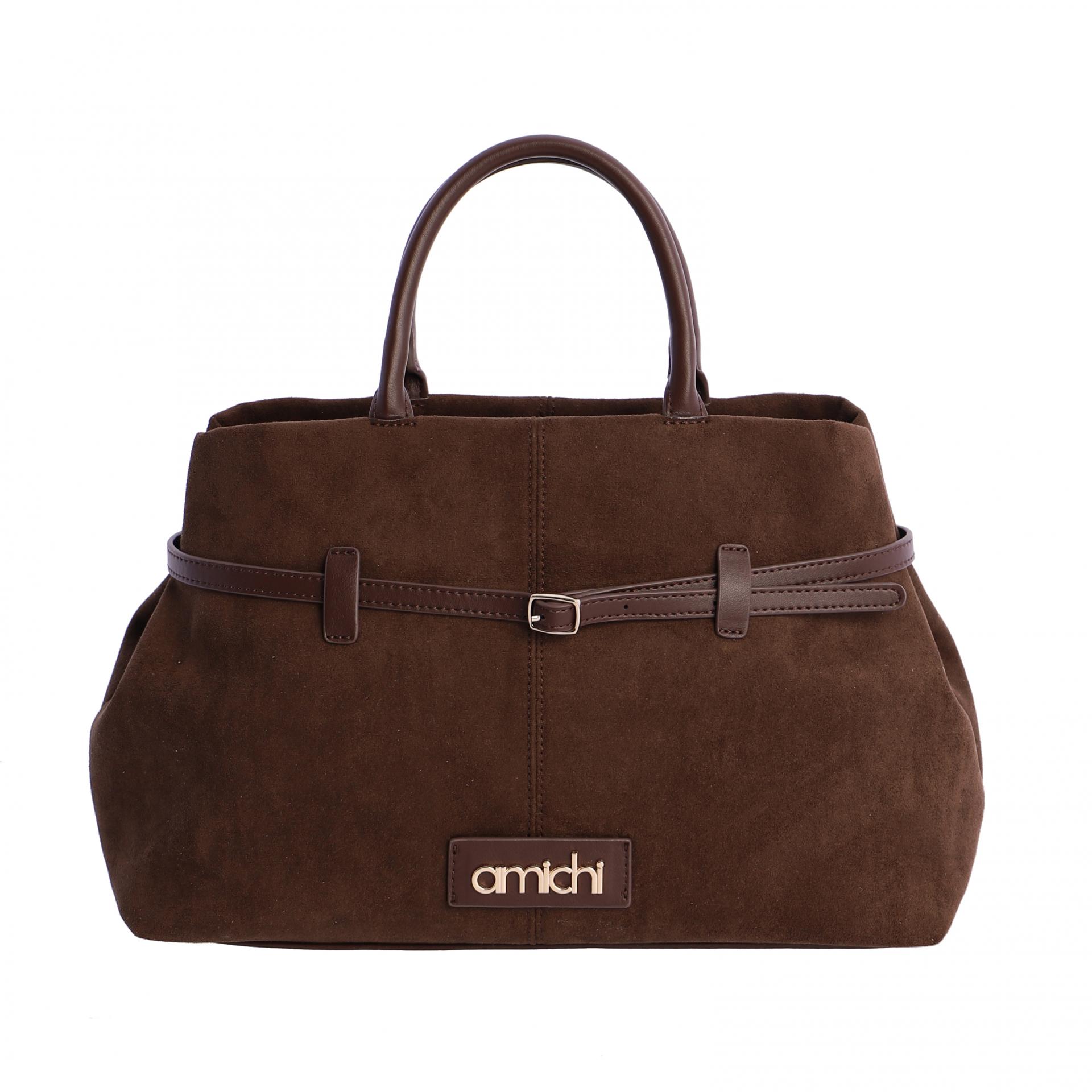 Bolso de mano amichi marrón RI2007 051