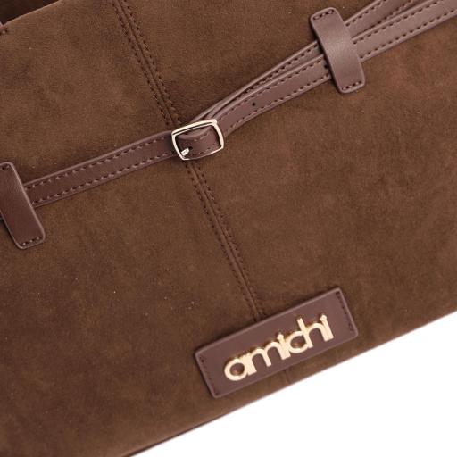 Bolso de mano amichi marrón RI2007 051 [4]
