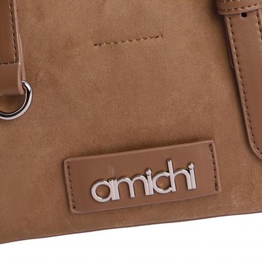 Bolso de mano amichi taupe RI2004 050 [5]