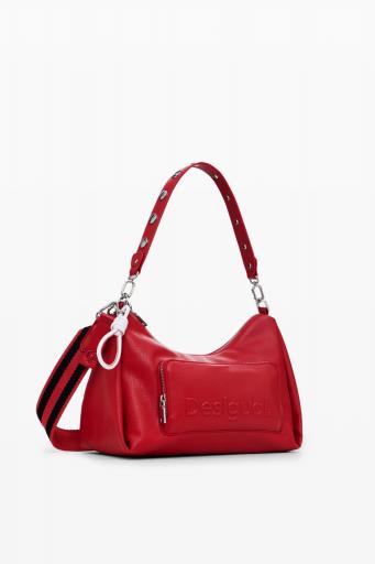 Bolso de mano desigual half logo mayari maxi rojo 24WAXP98 3