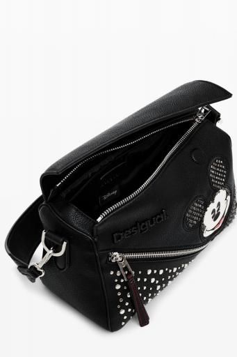 Bolso de mano desigual mickey studstyle phuket mini negro 24WAXP71 2 [3]