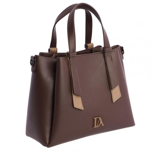 Bolso de mano don algodón marrón RI7815 051 [1]