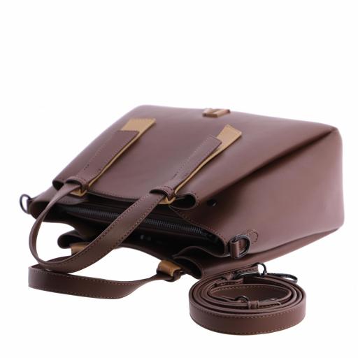 Bolso de mano don algodón marrón RI7815 051 [3]