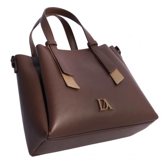 Bolso de mano don algodón marrón RI7815 051 [5]