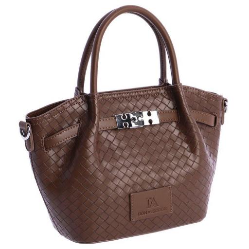 Bolso de mano don algodón marrón SV7860 [1]