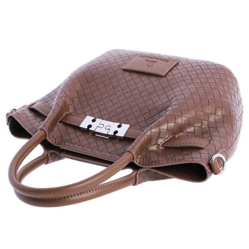 Bolso de mano don algodón marrón SV7860 [4]