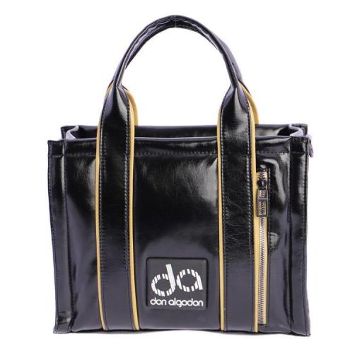 Bolso de mano don algodon negro QI7841 001 [4]