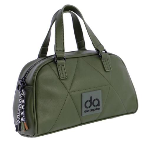 Bolso de mano don algodon verde QI7813 005