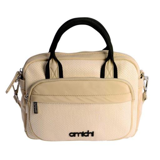 Bolso de mano i bandolera amichi mix beige RV2962 004 [4]