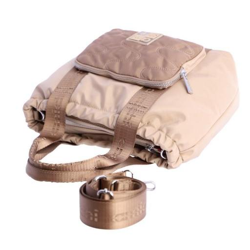 Bolso de mano i bandolera amichi repunte beige RV2950 004 [3]