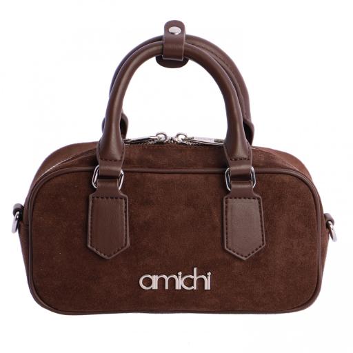 Bolso de mano mini amichi marrón RI2002 051