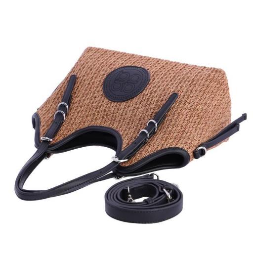 Bolso de mano o cruzar amichi rafia SV5307 [5]