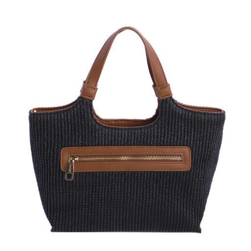 Bolso de mano o cruzar amichi rafia SV5303 [3]