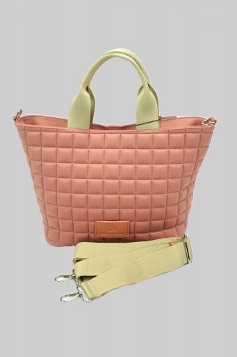 Bolso de mano provenza don algodón rosa RV7830 025