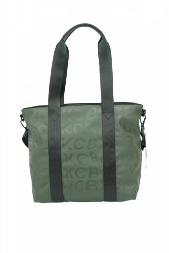 Bolso de mano y bandolera kcb stamp khaki 3201 KH