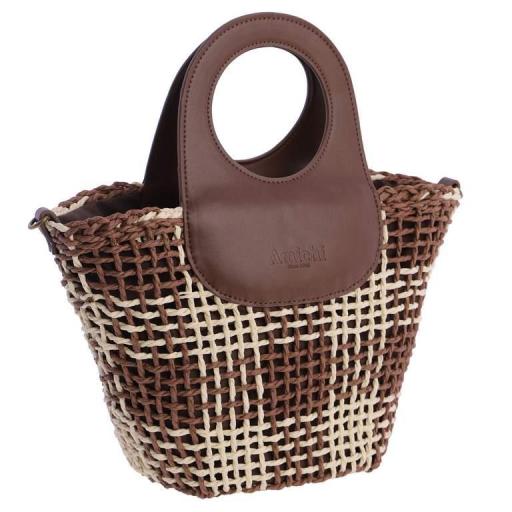 Bolso de mano y cruzar amichi en rafia SV7000 [1]