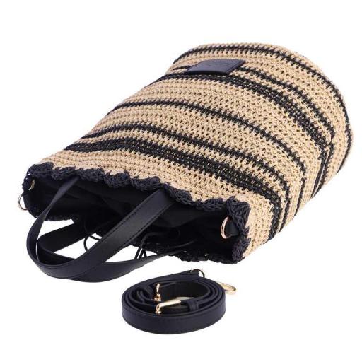 Bolso de mano y cruzar amichi en rafia SV7003 [5]