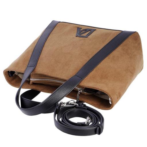 Bolso de mano y cruzar don algodón Camel SI7818 [3]