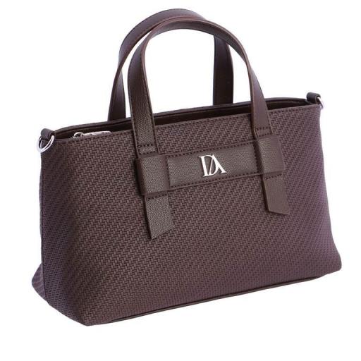 Bolso de mano y cruzar don algodón Marrón SI7816