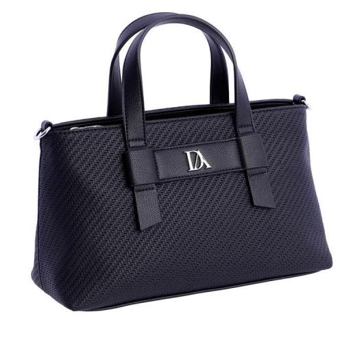 Bolso de mano y cruzar don algodón Negro SI7816