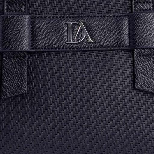 Bolso de mano y cruzar don algodón Negro SI7816 [2]