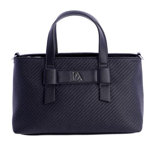 Bolso de mano y cruzar don algodón Negro SI7816 [4]