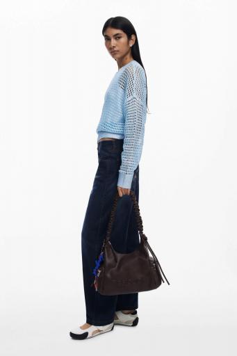 Bolso desigual de mano half logo choco 25WAXPAY 6 [1]