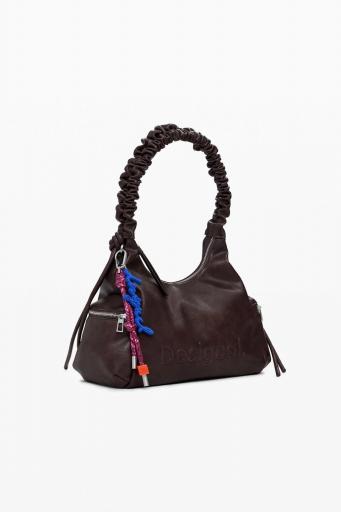 Bolso desigual de mano half logo choco 25WAXPAY 6 [2]