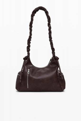 Bolso desigual de mano half logo choco 25WAXPAY 6 [3]