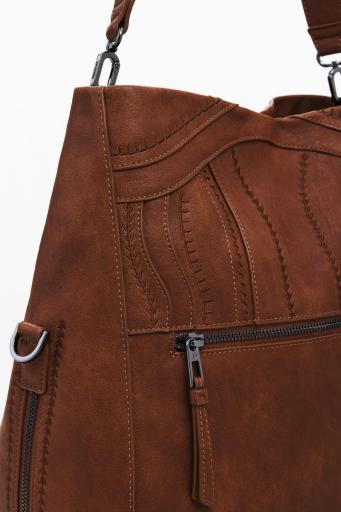 Bolso desigual efecto piel bordados pach 25WAXPA8 6 [5]
