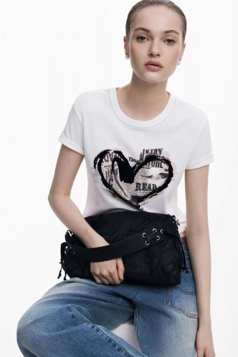 Bolso desigual grabados 3D pequeño 25WAXP41 2 [6]