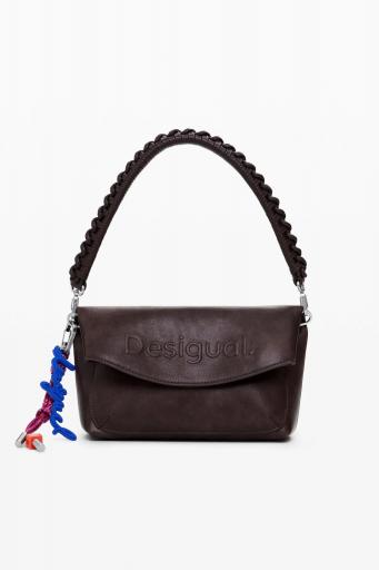 Bolso desigual half logo trokel choco 25WAXP70 6 [0]