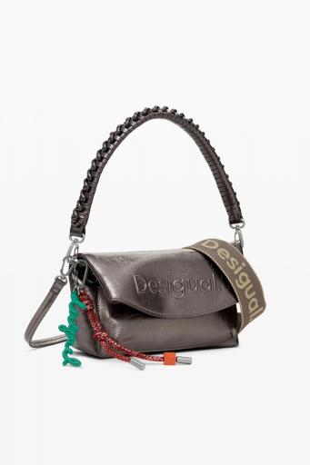Bolso desigual logo 3D solapa metalizado 25WAXPAQ 6 [2]