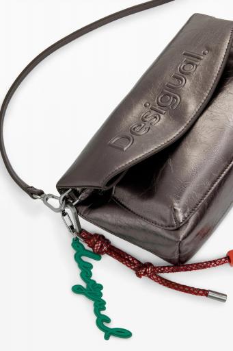 Bolso desigual logo 3D solapa metalizado 25WAXPAQ 6 [4]