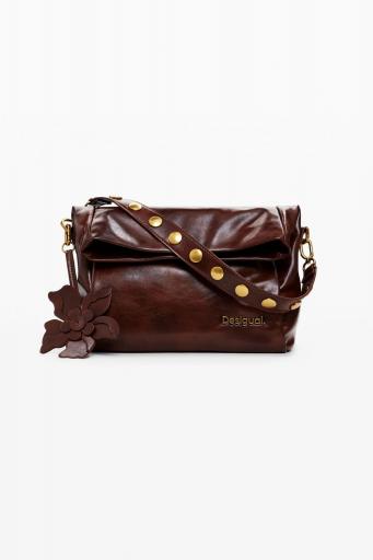 Bolso desigual mediano efecto piel brillante 25WAXPCB 6 [0]