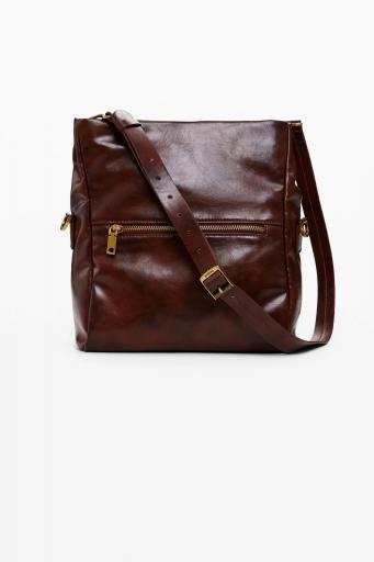 Bolso desigual mediano efecto piel brillante 25WAXPCB 6 [3]