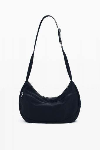 Bolso desigual mediano nailon negro 25WAXY15 2 [3]
