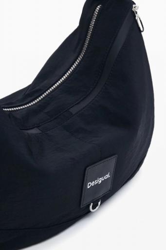 Bolso desigual mediano nailon negro 25WAXY15 2 [4]