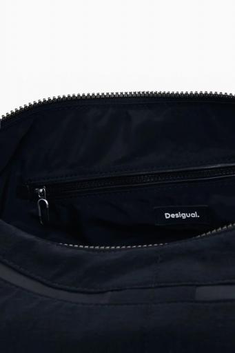Bolso desigual mediano nailon negro 25WAXY15 2 [5]